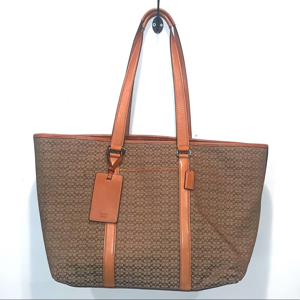 Coach Monogram Extra Large Weekender Tote Bag